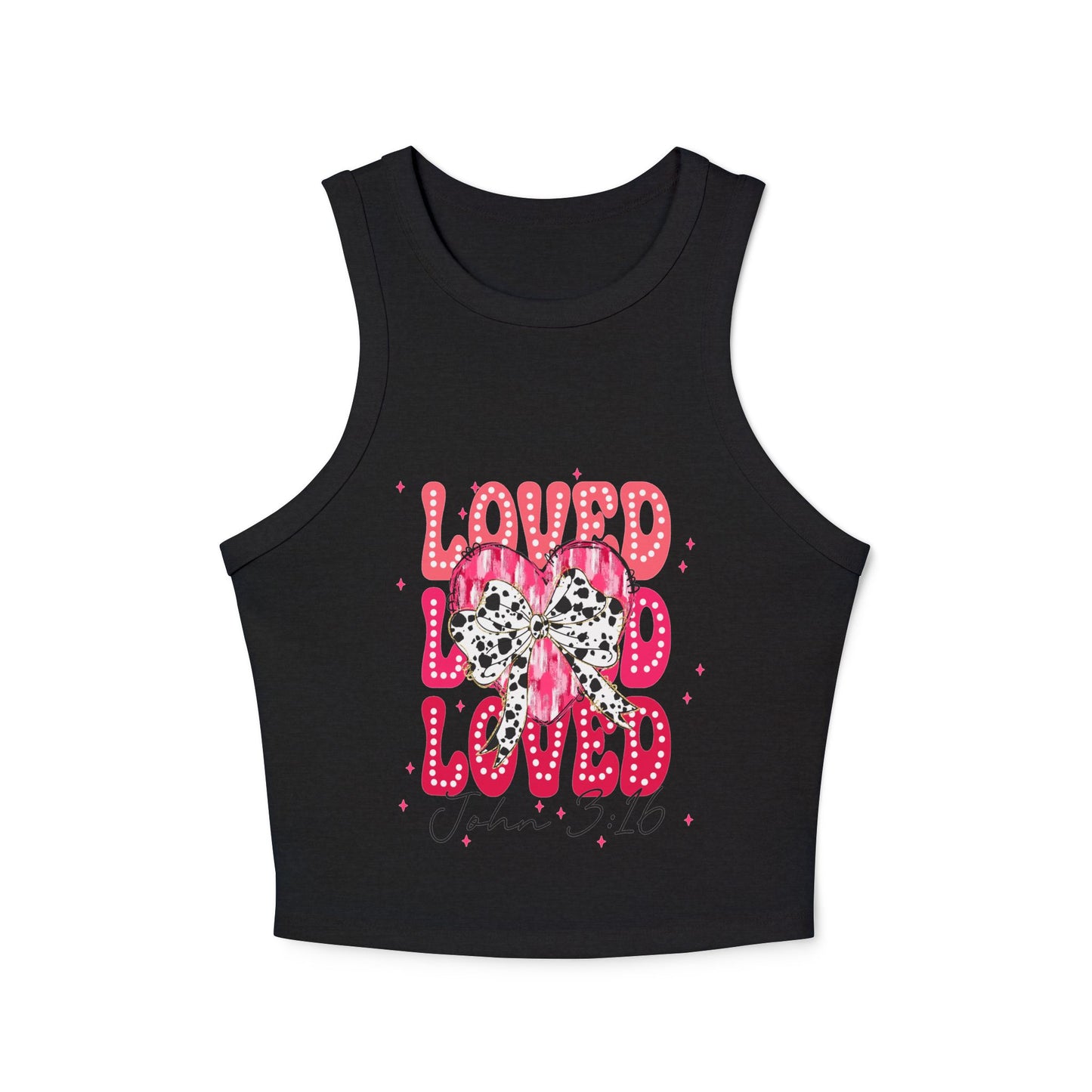 Loved Racer Tank Top for Women - Inspirational Christian Apparel